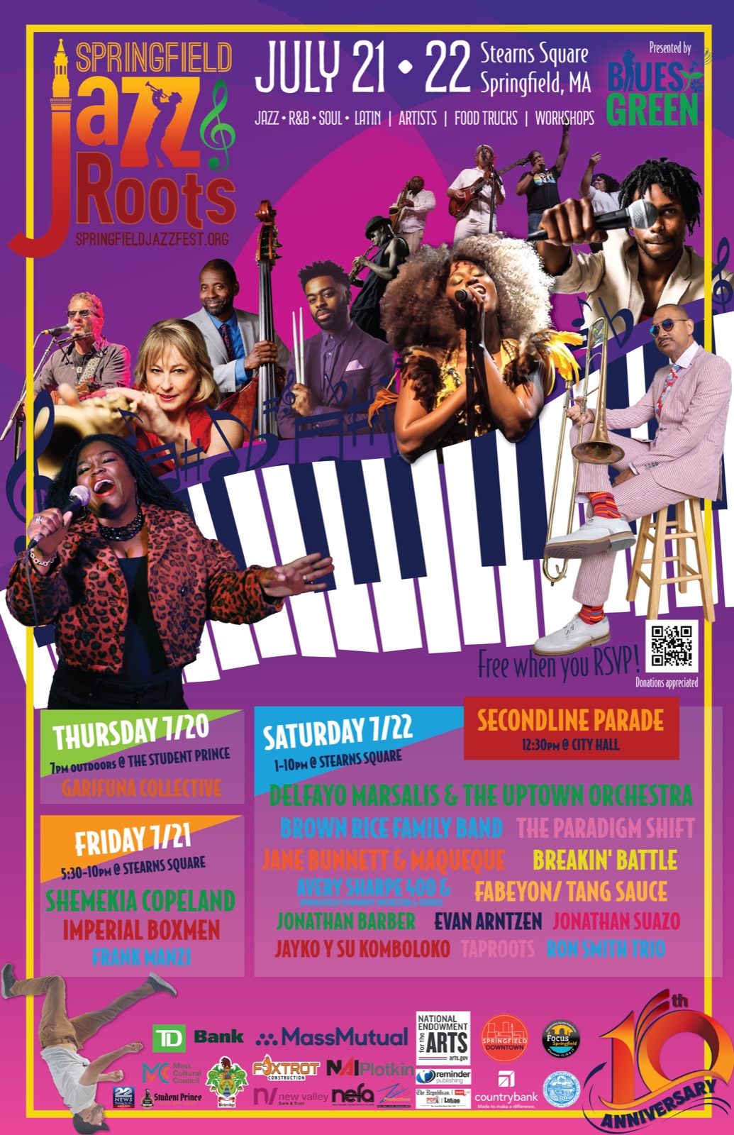 2023 Springfield Jazz & Roots Festival poster
