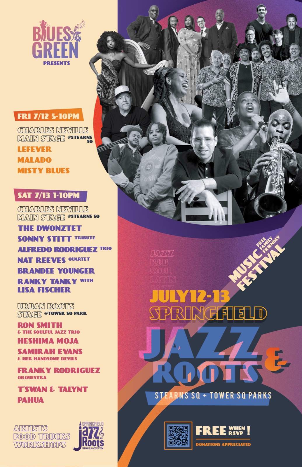 2024 Springfield Jazz & Roots Festival poster